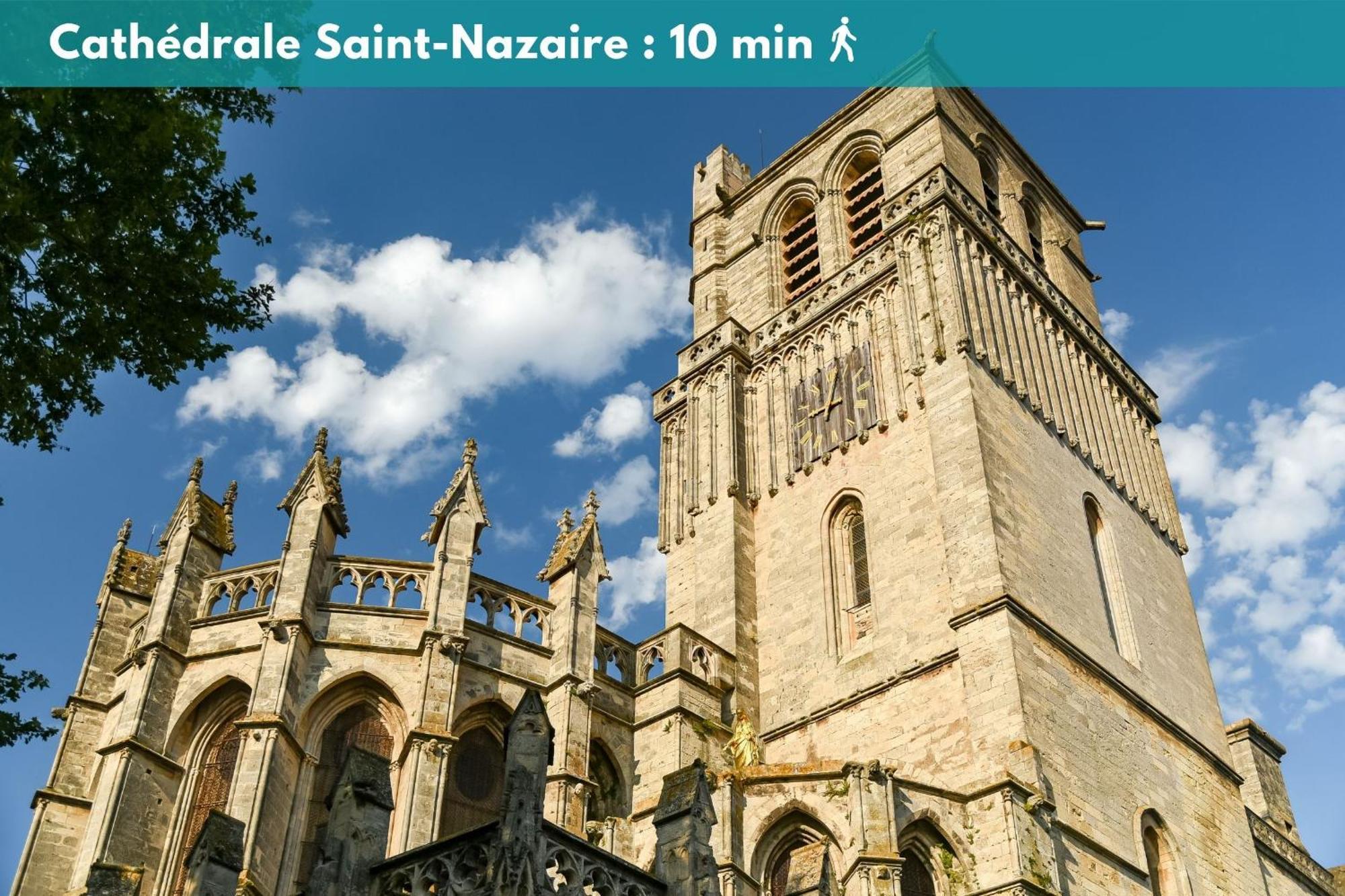 Charmant Studio Climatise 'Alma 1' - Beziers Centre - Wifi Fibre - Netflix Béziers Exterior foto